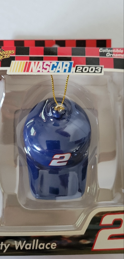 Rusty Wallace Nascar New Hat Ornament